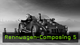 Bild-Composing, CGI, Photoshop, Cinema 4D, MoGraph, Splines