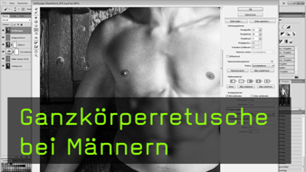 Photoshop, Retusche, Männer, Muskeln definieren Photoshop, Retusche, Männer, Muskeln definieren