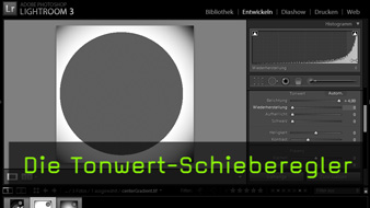 Lightroom, Tonwerte, Schieberegler, Histogramm