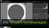 Lightroom, Tonwerte, Schieberegler, Histogramm