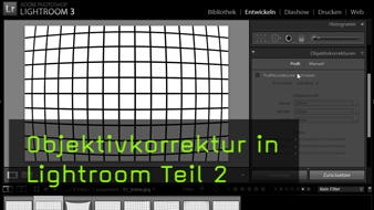 Lightroom 3, Objektivkorrektur, Vignettierung, Bildfehler Lightroom 3, Objektivkorrektur, Vignettierung, Bildfehler