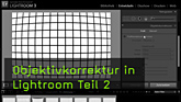 Lightroom 3, Objektivkorrektur, Vignettierung, Bildfehler
