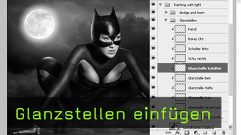 Glanzstellen Photoshop Tutorial PSD calvin hollywood