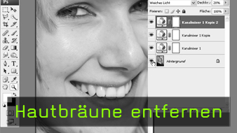 Photoshop, Tutorial, Ebenen, Kanalmixer, Farbentsättigung