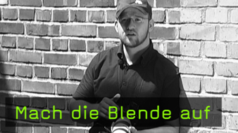 geringe Schärfentiefe mit Offenblende und Graufilter