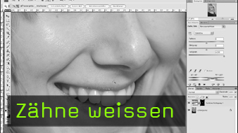 weisse Zähne mit Photoshop