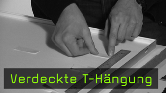 verdeckte t-hanung, japanpaper, bildpräsentation