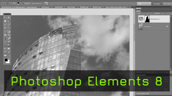 Photoshop Elements 8, Smart Pinsel, Neu-zusammensetzen-Werkzeug Photoshop Elements 8, Smart Pinsel, Neu-zusammensetzen-Werkzeug
