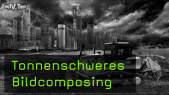 Baumaschinen-Kalender, Bildcomposing, Photoshop, HDR