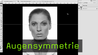 Photoshop Tutorial Augensymmetrie