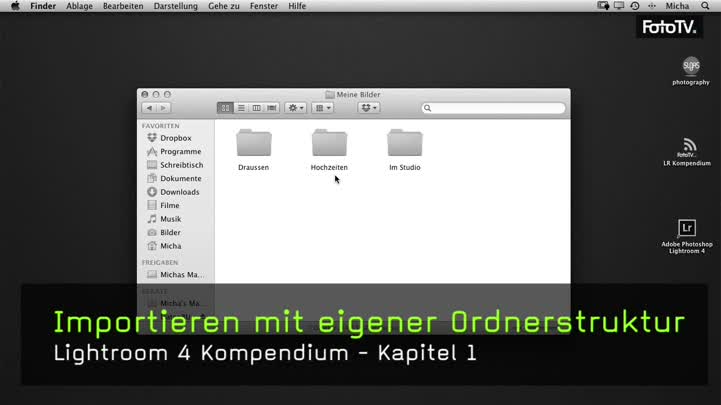 Video So Importiert Ihr Bilder In Lightroom 4 Samt Ordnerstruktur