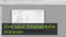 Arbeitsfläche erstellen, Bildtiefe, Farbmodus, Auflösung
