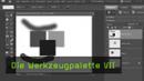 Werkzeugpalette, Verlaufswerkzeug, Formwerkzeug, Pinselwerkzeug