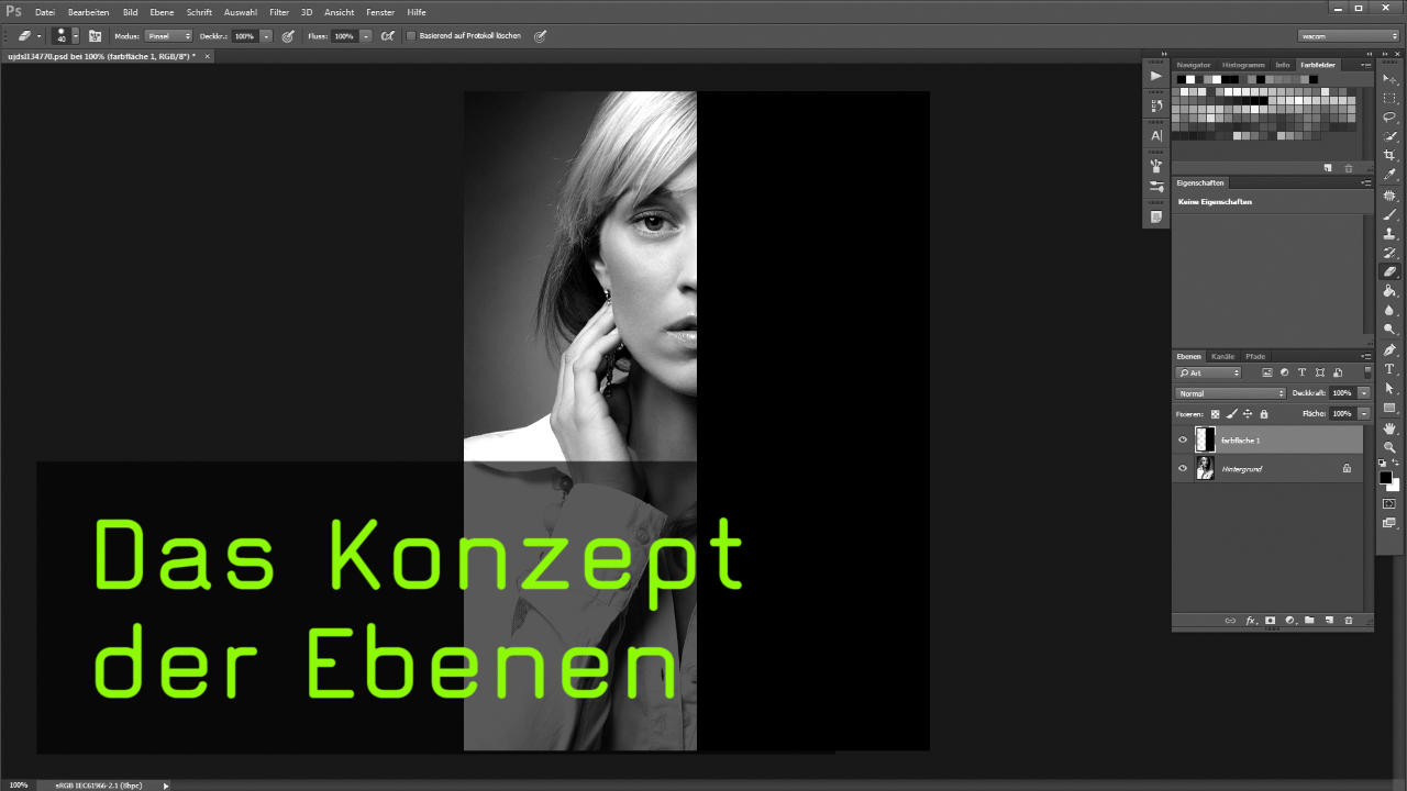 Photoshop Inhalt Der Ebene Kann Nicht Direkt Bearbeitet Werden Video: Photoshop CC Tutorial - das Konzept der Ebenen