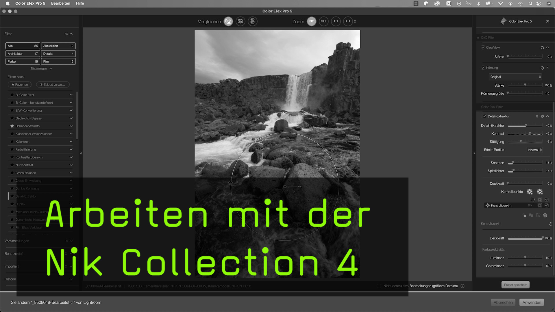 Nik Collection Sign In Video: So funktionieren die Kontrollpunkte in der Nik Collection