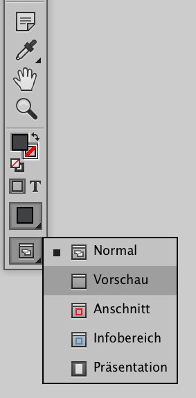 Vorschau InDesign