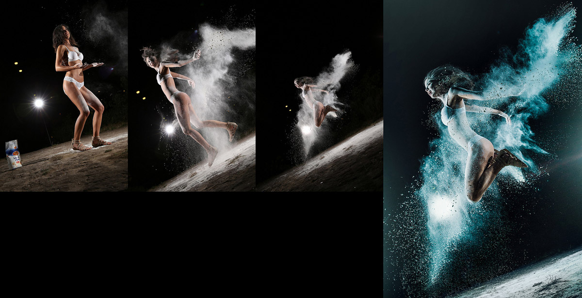 Powdershooting nur mit Speedlights