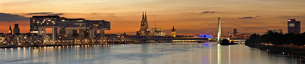 Köln zur goldenen Stunde - Cityscapes
