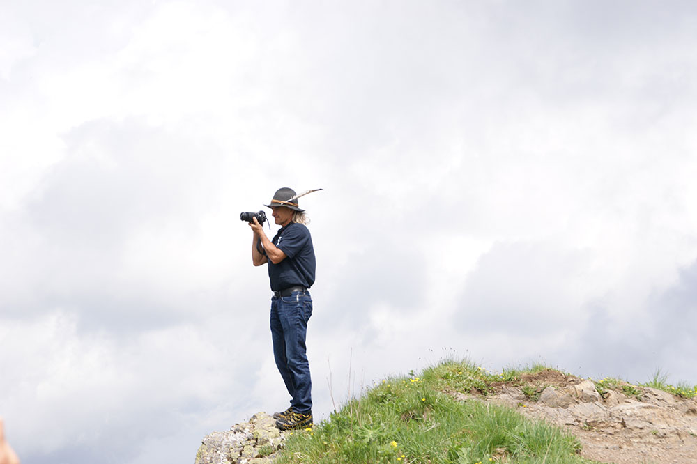 Fotografieren während der FotoTV. Challenge in Oberstdorf