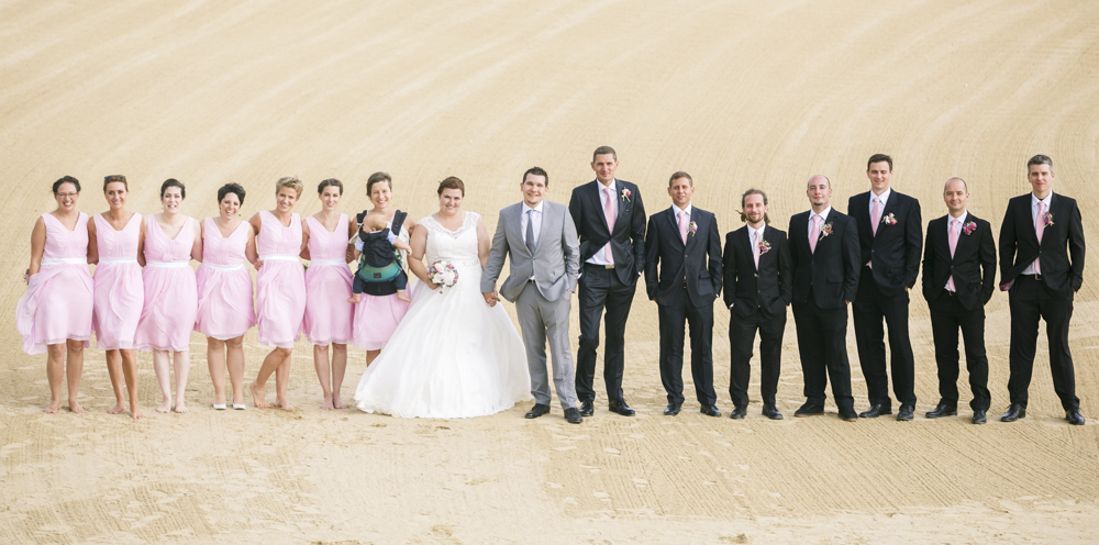 Gruppenfoto Hochzeit