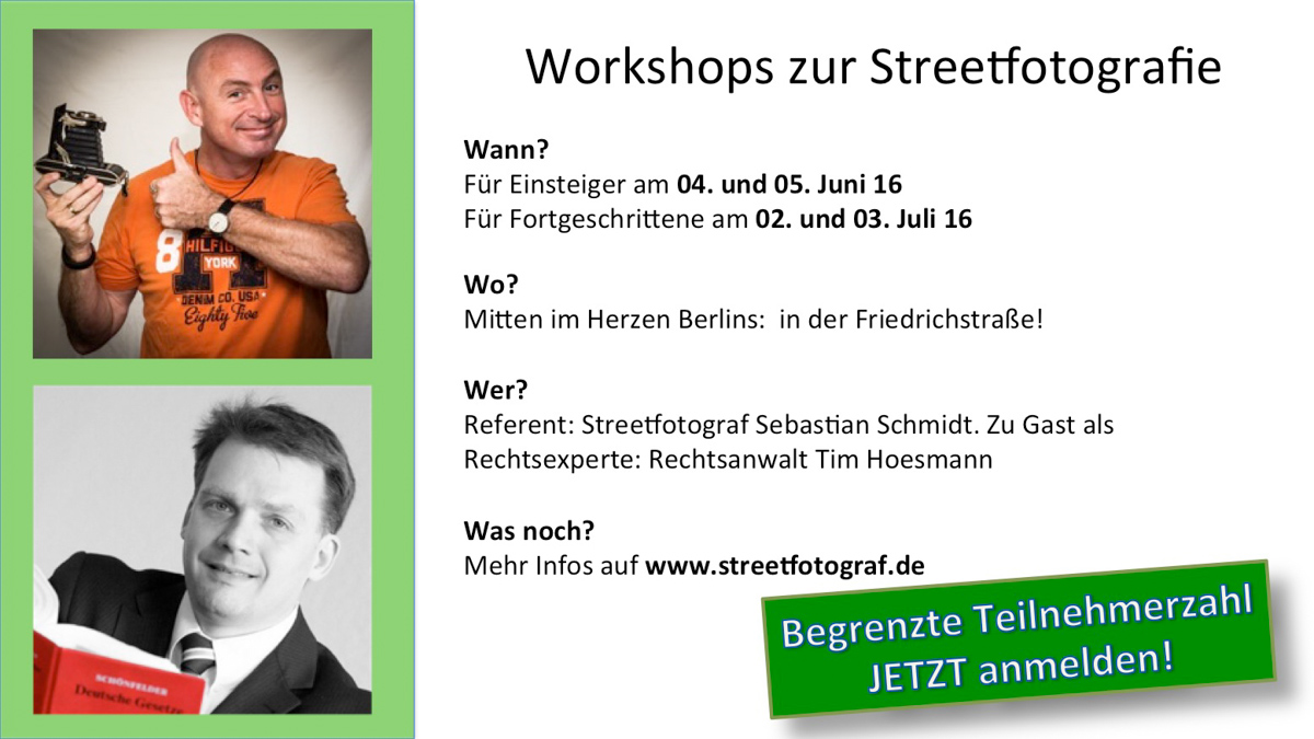 Streetfotografie-Workshop mit Sebastian Schmidt