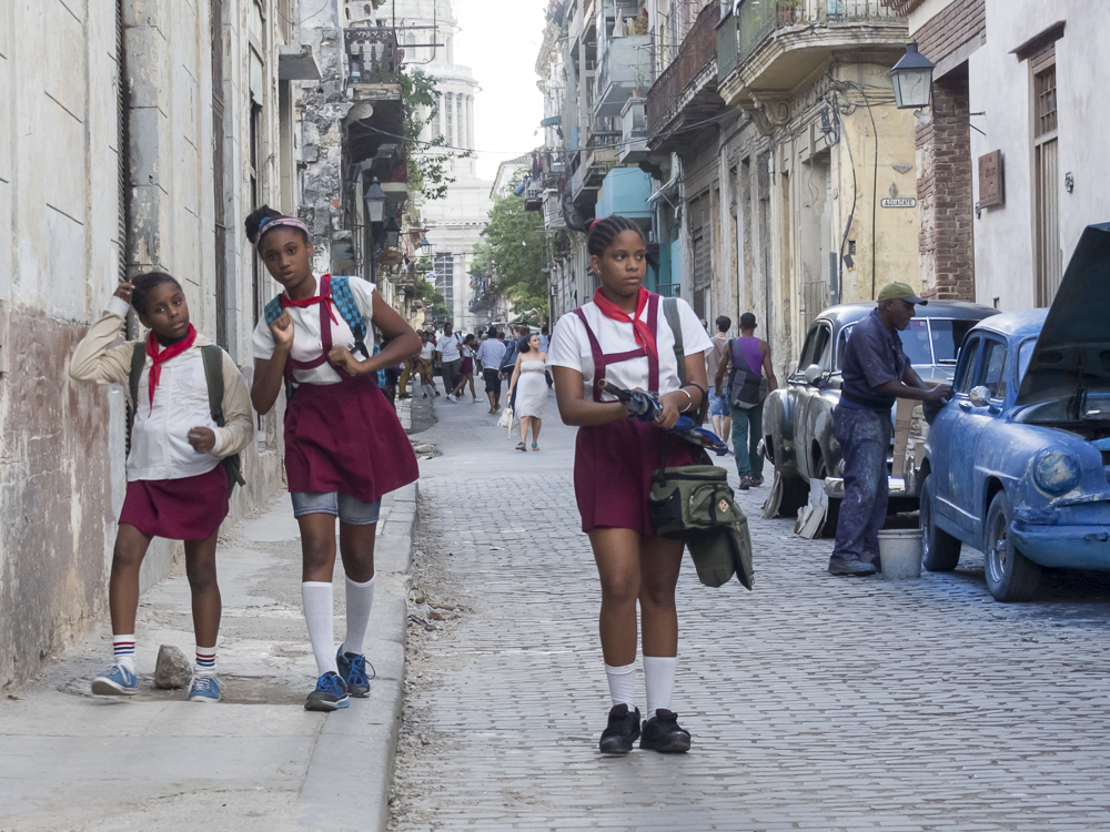 Straßenszenen in Havanna. Copyright Heike Skamper