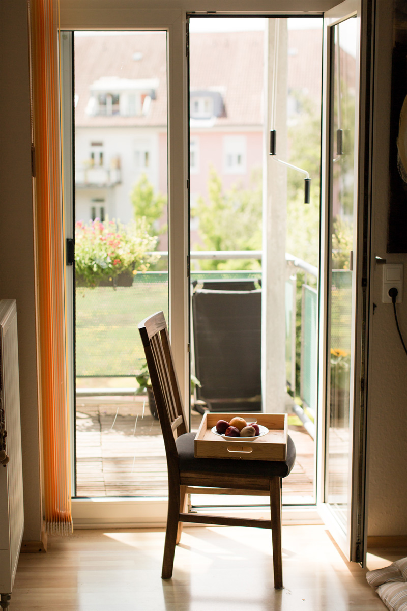 Einfaches Setup für Foodfotografie mit Fensterlicht