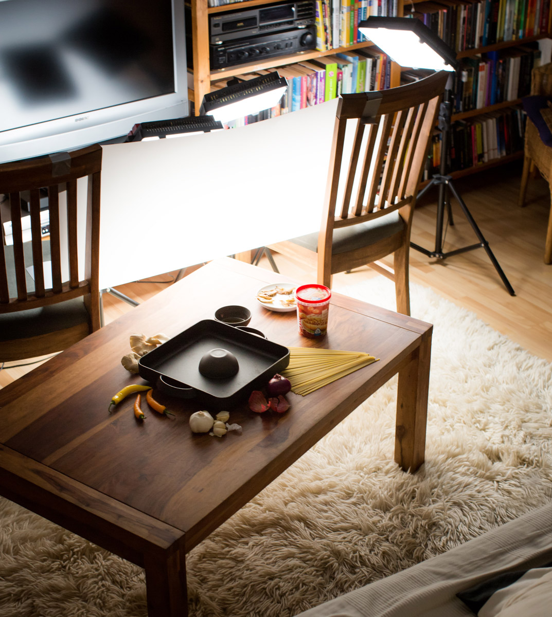 Foodfotografie mit Dauerlicht