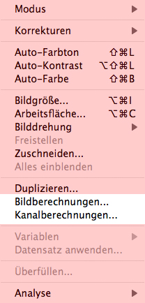 Photoshop Füllmethoden Kanalberechnungen