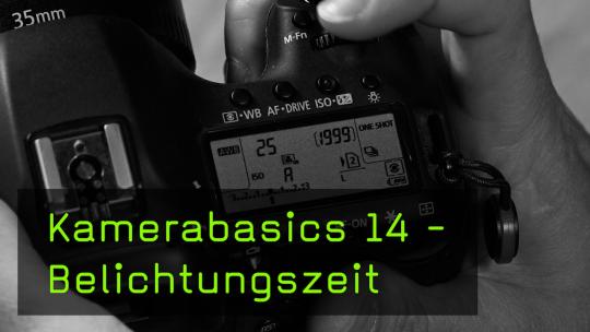 Belichtungszeit auswählen, verwackeln vermeiden