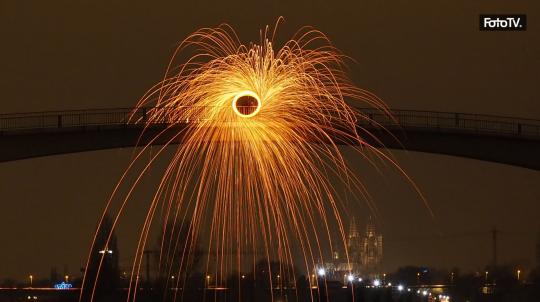 Lightpainting Zubehör: Stahlwolle und Wunderkerzen