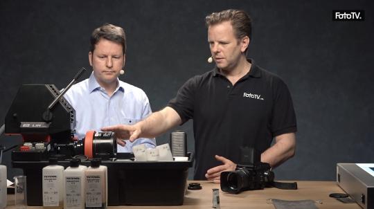 Dunkelkammer-Ausrüstung für die Filmentwicklung