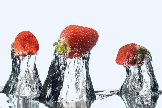 Bildidee Highspeed-Fotografie: Fruit Splash