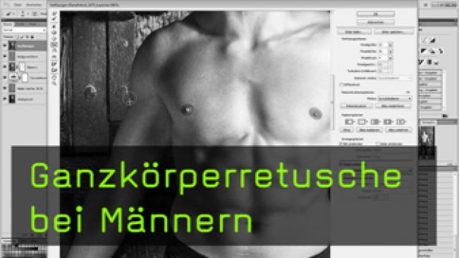 Photoshop, Retusche, Männer, Muskeln definieren