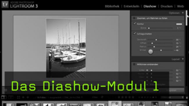 Lightroom, Diashow-Modul, Multivision, Diashow