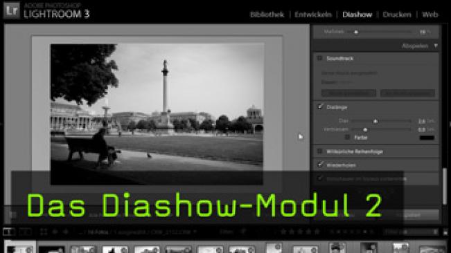 Lightroom, Diashow-Modul, Multivision, Diashow