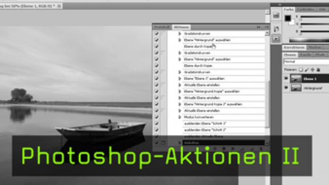 Photoshop-Aktionen, Photoshop, digitale Bildbearbeitung
