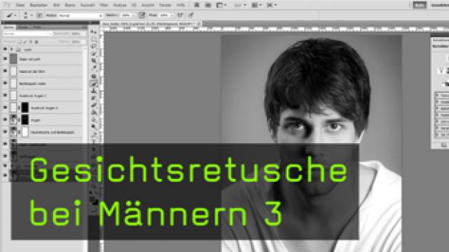 Gesichtsretusche, Photoshop Kurs, Bildbearbeitung