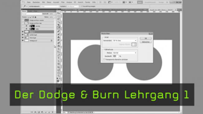 Dodge & Burn, Nachbelichten, Abwedeln, Photoshop