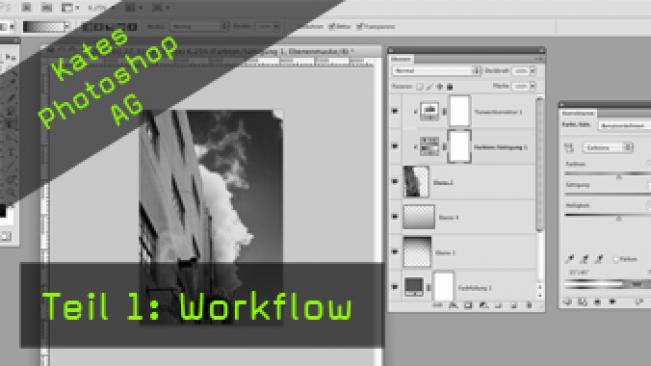 Kates Photoshop-AG, Workflow