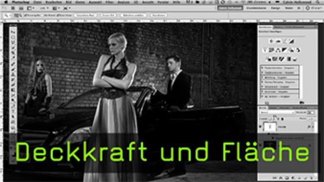 Calvin Hollywood Photoshop Deckkraft, Flächen füllen Photoshop