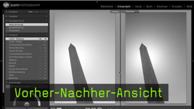 Vorher-Nachher-Ansicht