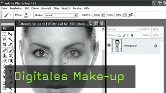 Calvin Hollywood Photoshop Make-Up, Retusche Photoshop