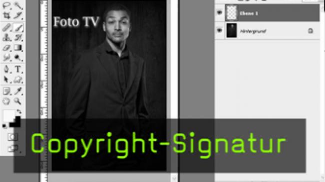 Calvin Hollywood Photoshop Signatur erstellen