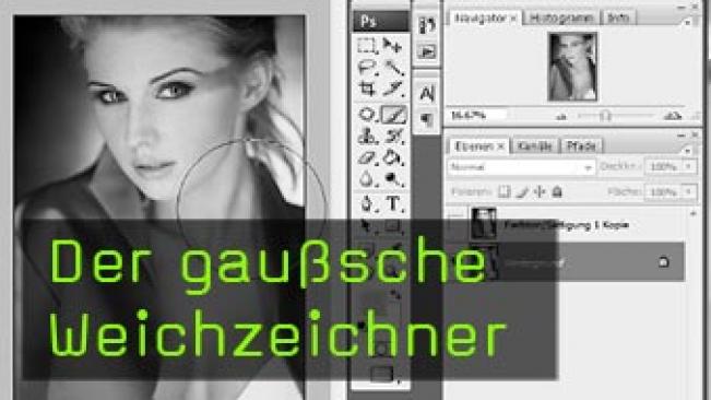 gaußsche Weichzeichner, Photoshop