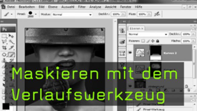 Photoshop, Tutorial, Verlaufswerkzeug, Ebenenmaske, Martin Krolop
