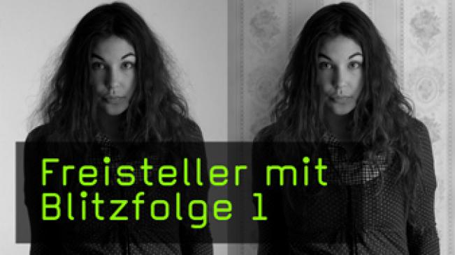 Freistellen Doppelblitztechnik