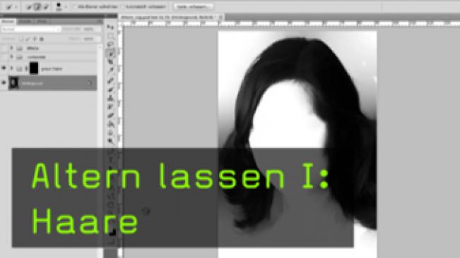 Altern, Haare, Kate Breuer, Photoshop