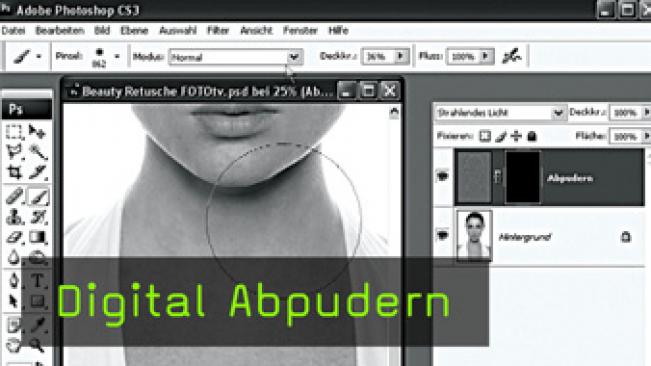 Calvin Hollywood Photoshop CS5 Haut retuschieren plus Digital Abpudern