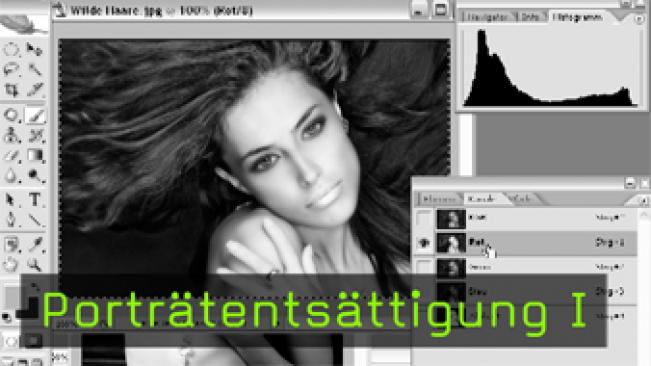 portrait entsättigen photoshop kurs fototv tutorial